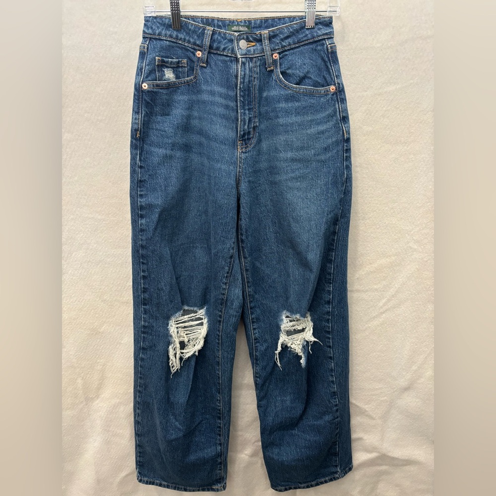 Distressed Y2K Baggy Friends High Rise Denim Jeans